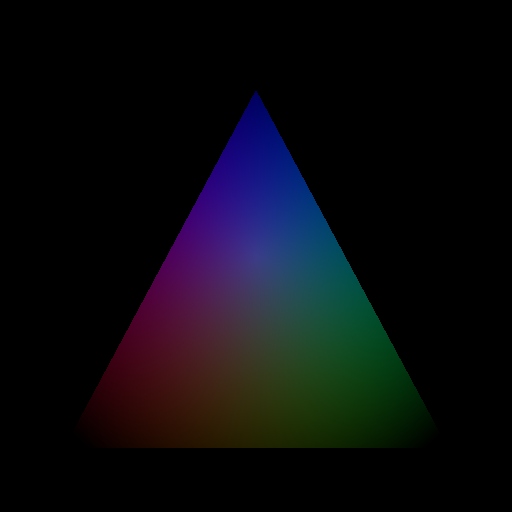 Lighted triangle